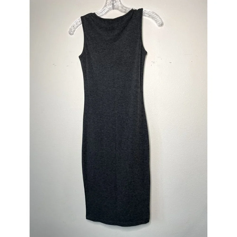 Tam Ware Women's Sleeveless Maxi Dress Charcoal SIze Small